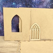 Румбокс для кукол 1:8, 1:12 — заготовка