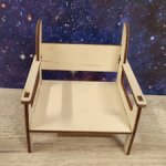 Диван и кресло в советском стиле 1:12