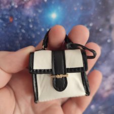 Сумочка зуру 3-ей волны: черно белая