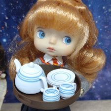 Чайный сервиз для кукол 1:6