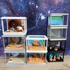 Контейнеры, аквариумы,  терариумы для микрозверей