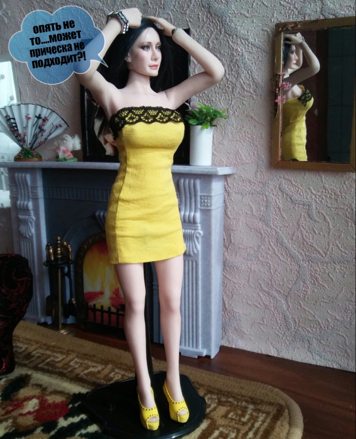 Джия готовится к свиданию! Кукла Phicen (фото 5)