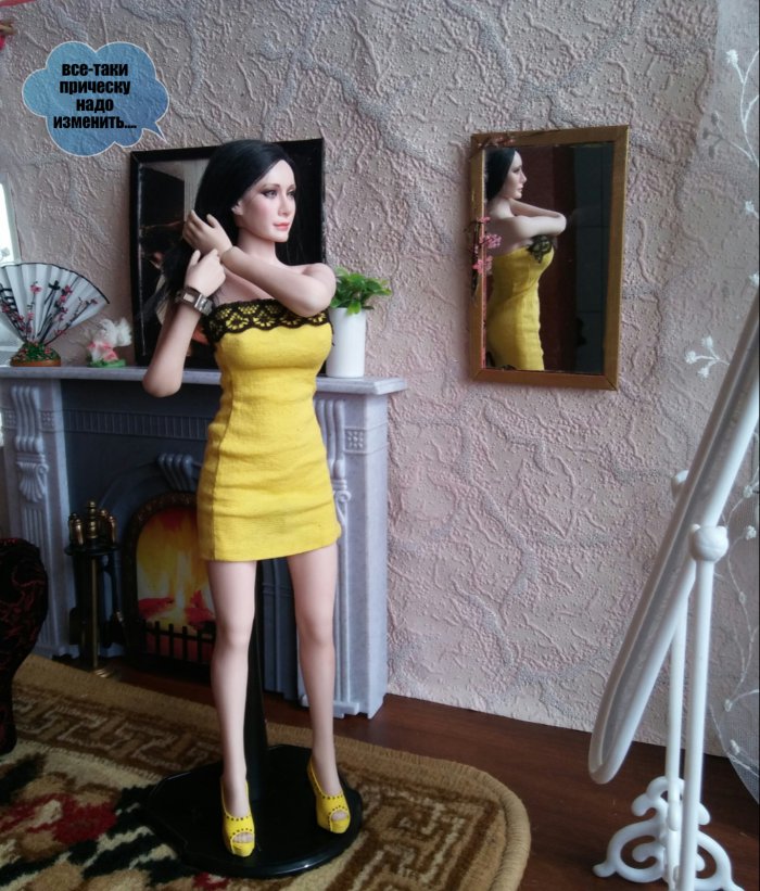 Джия готовится к свиданию! Кукла Phicen (фото 7)