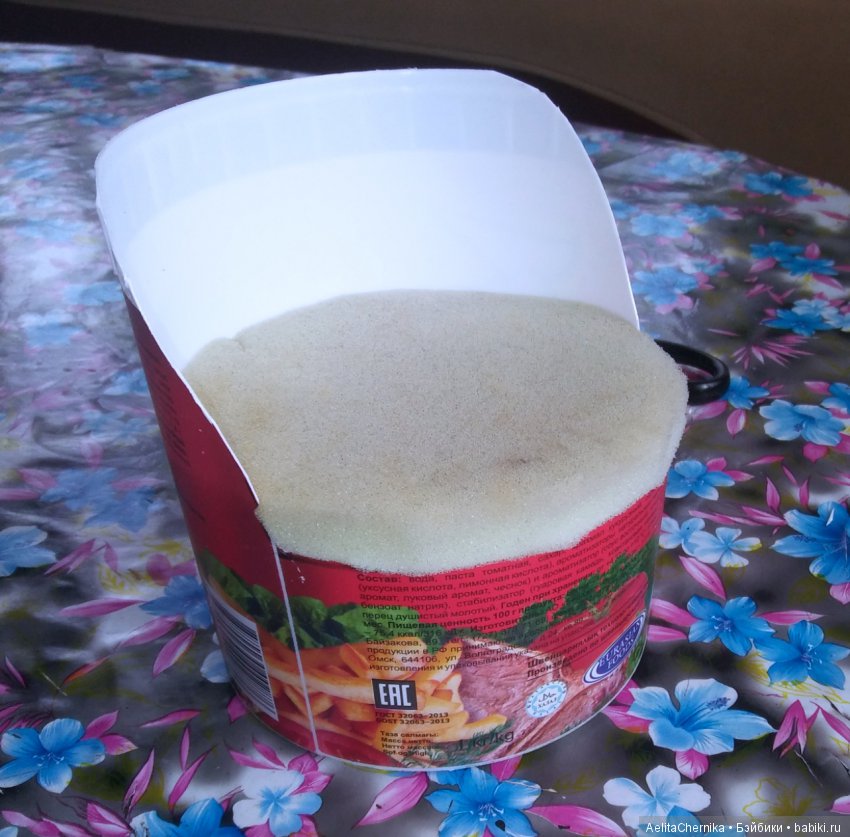 Кресло из майонезного ведерка (фото 4)