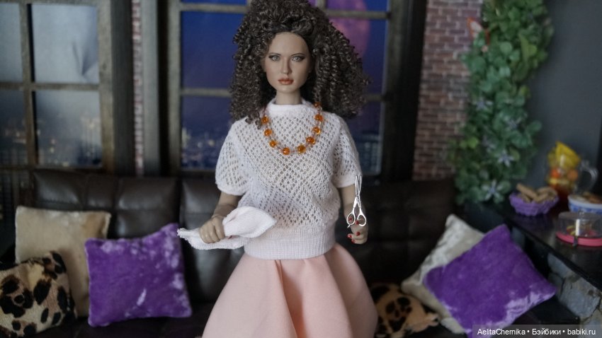 Николь. Миссис Бэйбики 2020. МК ажурная кофточка