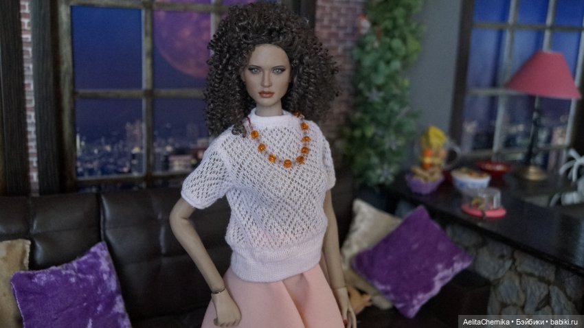 Николь. Миссис Бэйбики 2020. МК ажурная кофточка