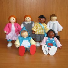 Набор куколок "Дети" (Серия "Розовый кукольный дом") от ELC. Актуально!!!