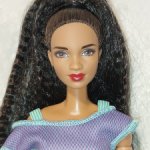 Гибрид Barbie Fashionistas #56 Мороженка на шарнирном теле МТМ.