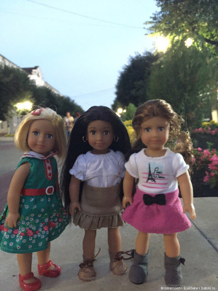 Обзор прогулок американочек, мини Americangirl, за год