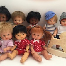 Ясельная группа "Ладушки" из пупсов Аси Asi и паулитос Paola Reina