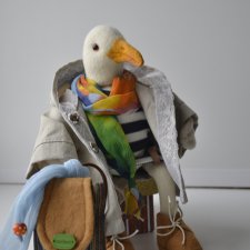 Чайка ЛАРА влюбленная в путешествия. Автор Надя Нико