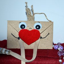 Волшебный конверт – для Валентинки. Мастер-класс