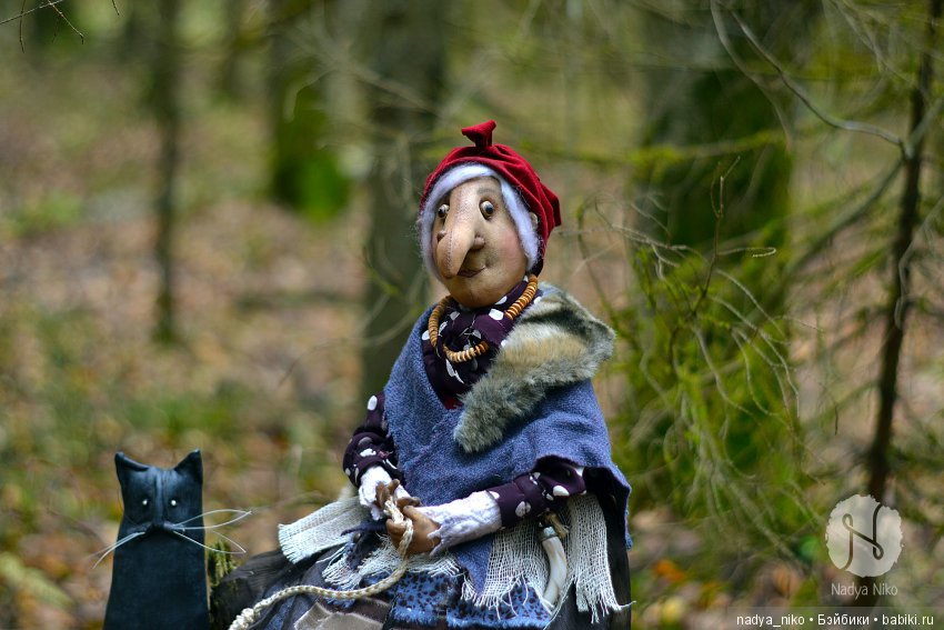 Бабусечка-Ягусечка — Авторские текстильные куклы: Вальдорфские (фото 9)