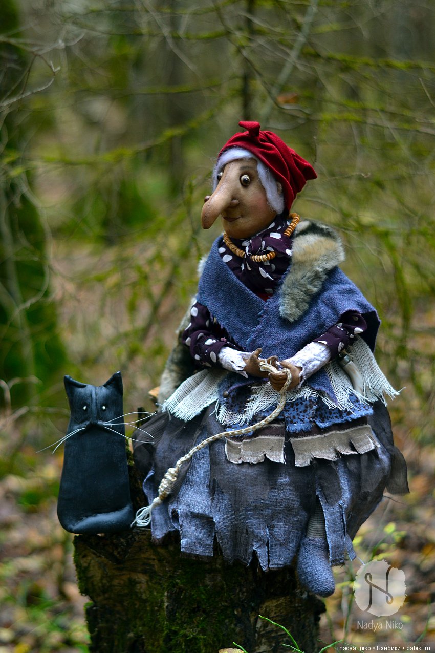 Бабусечка-Ягусечка — Авторские текстильные куклы: Вальдорфские (фото 5)