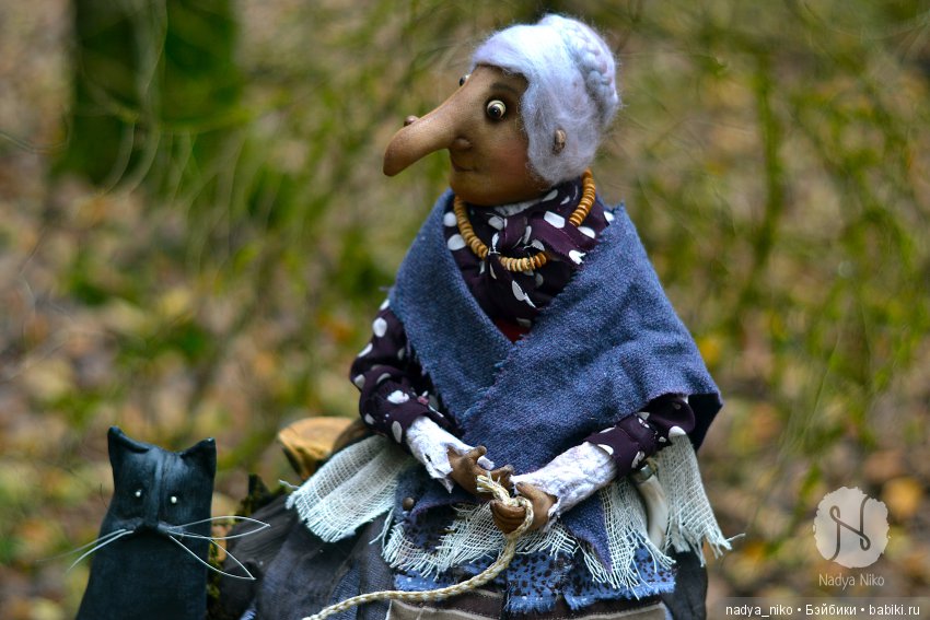 Бабусечка-Ягусечка — Авторские текстильные куклы: Вальдорфские (фото 6)