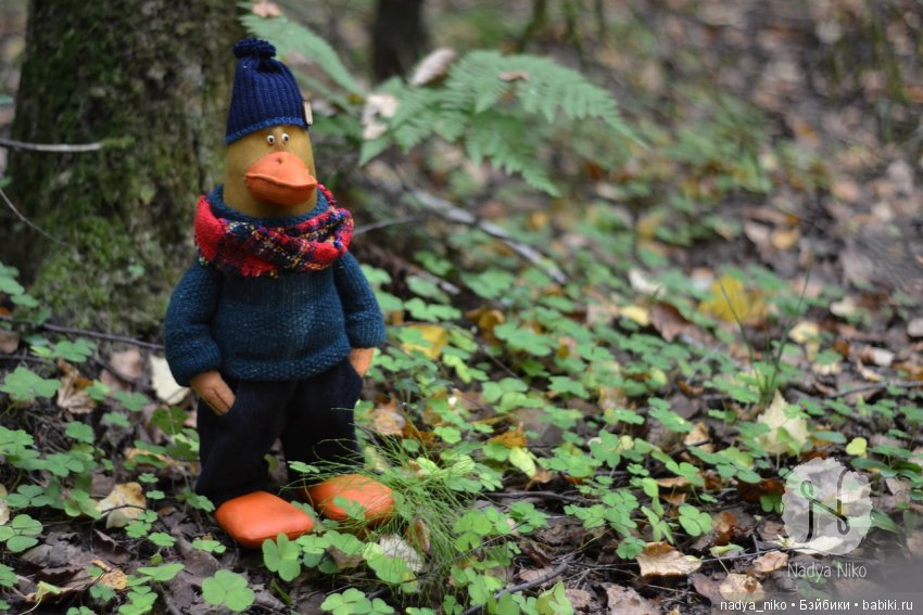 Гусь "Матвейка" — Авторские текстильные куклы: Вальдорфские