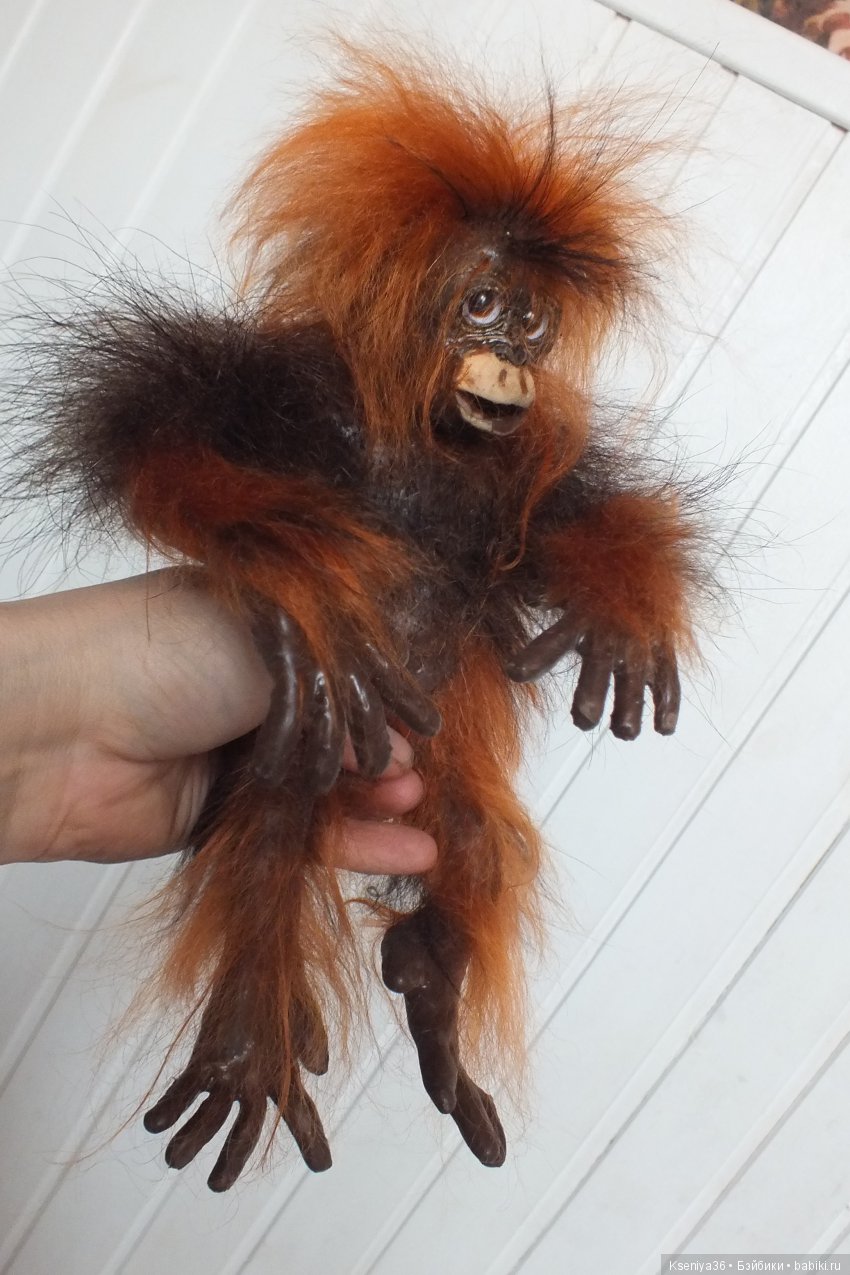 Наш с мужем первый опыт работы с силиконом - Обезьянка