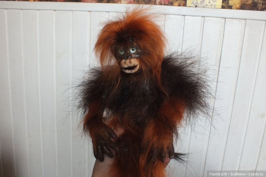 Наш с мужем первый опыт работы с силиконом - Обезьянка