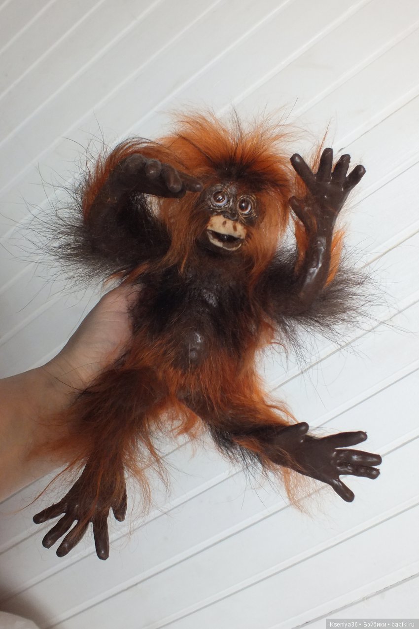 Наш с мужем первый опыт работы с силиконом - Обезьянка