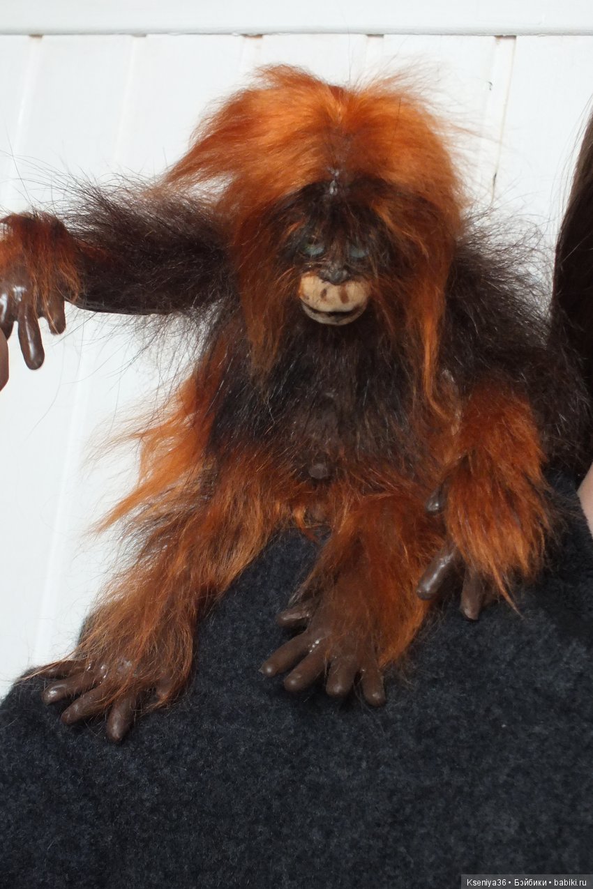 Наш с мужем первый опыт работы с силиконом - Обезьянка