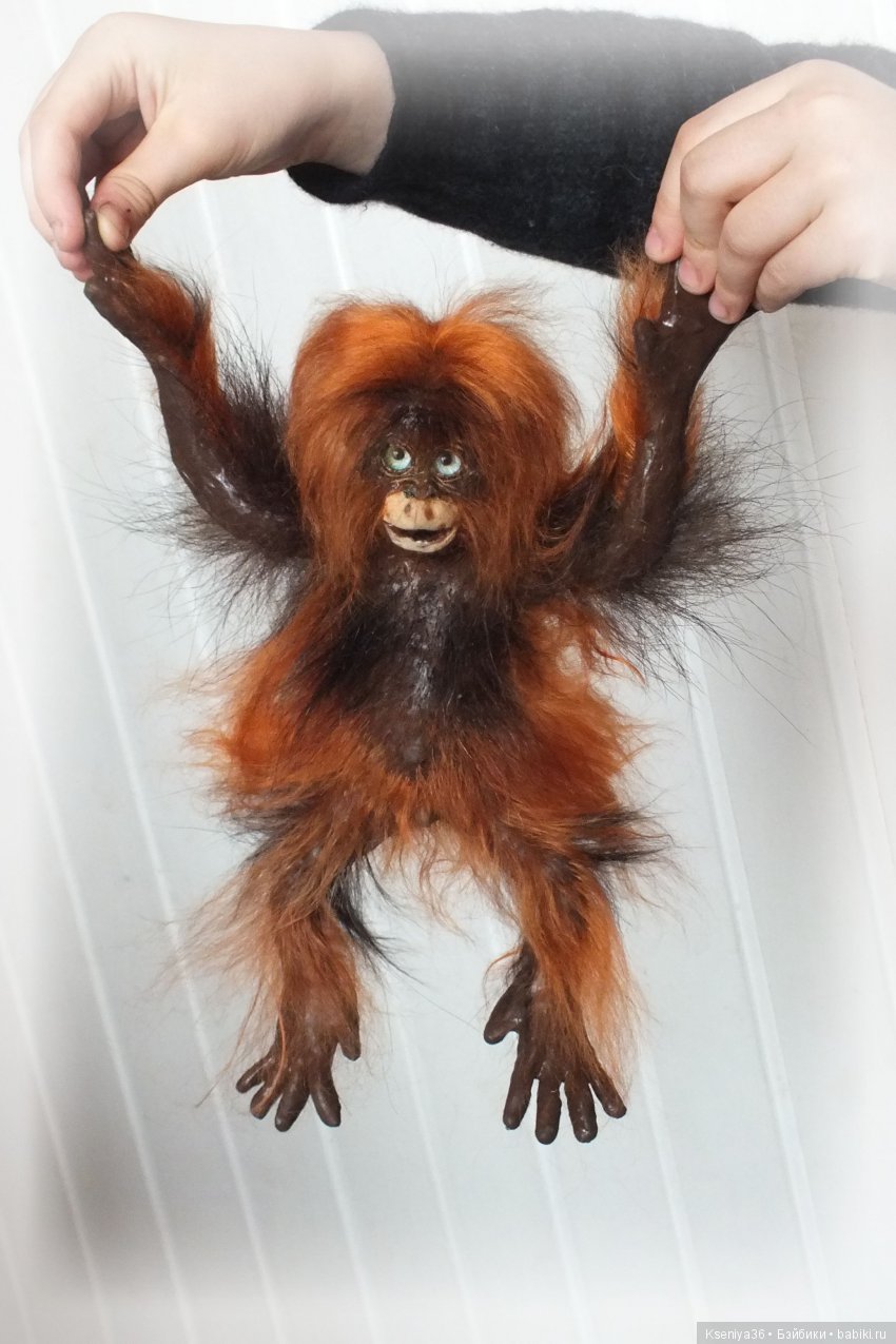 Наш с мужем первый опыт работы с силиконом - Обезьянка