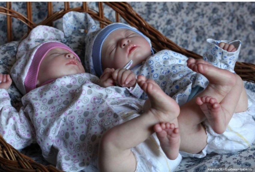 Часть третья. Двойняшки — Куклы Реборн (Reborn): работы мастеров