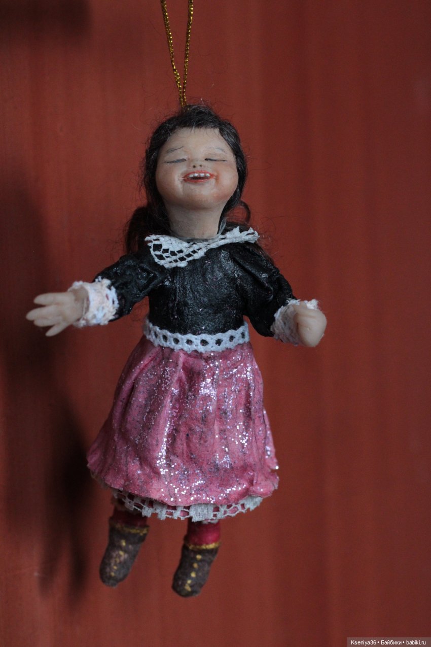 Ватная игрушка " Стишок для Деда Мороза" (фото 9)