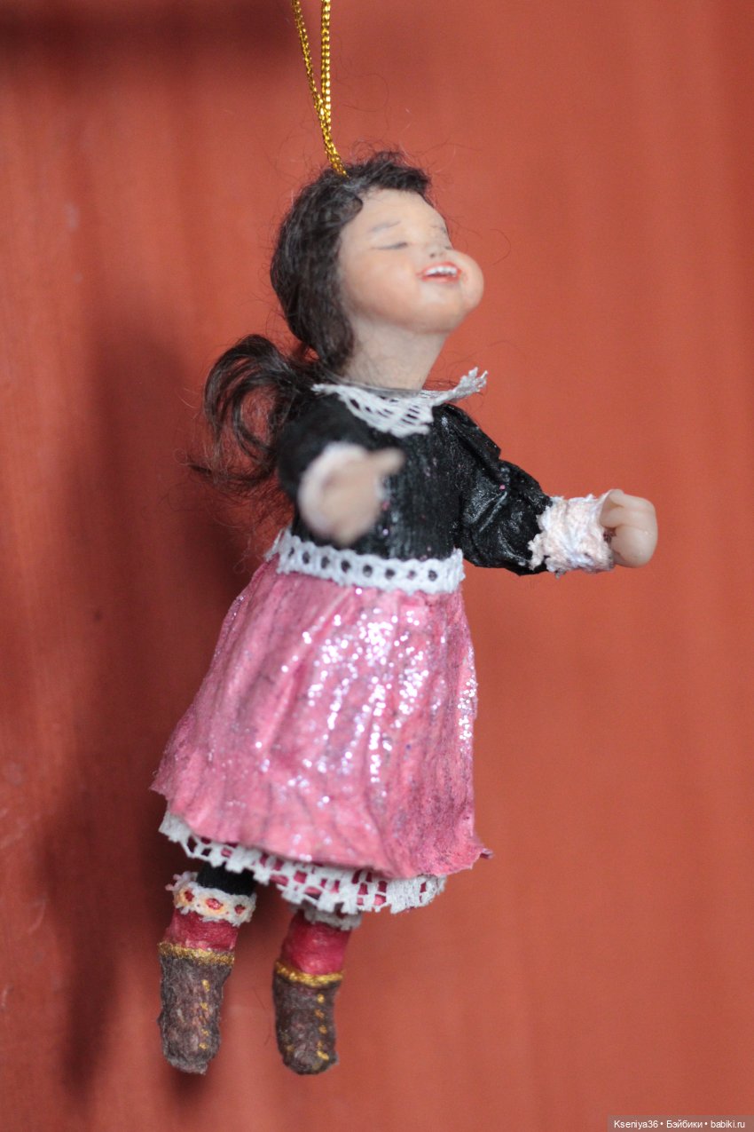 Ватная игрушка " Стишок для Деда Мороза" (фото 10)