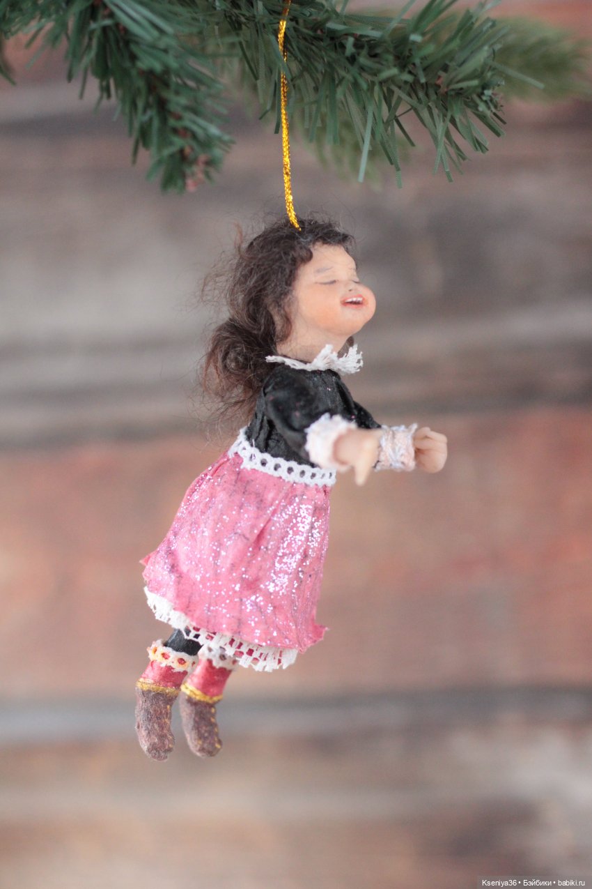 Ватная игрушка " Стишок для Деда Мороза" (фото 3)