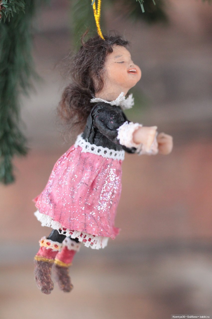 Ватная игрушка " Стишок для Деда Мороза" (фото 4)