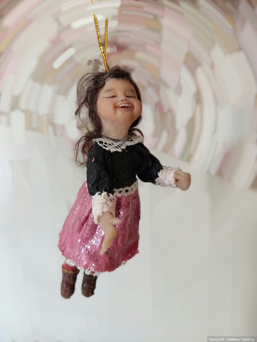 Ватная игрушка " Стишок для Деда Мороза"