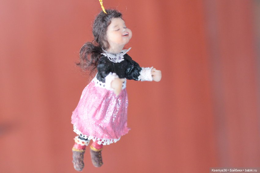 Ватная игрушка " Стишок для Деда Мороза" (фото 6)