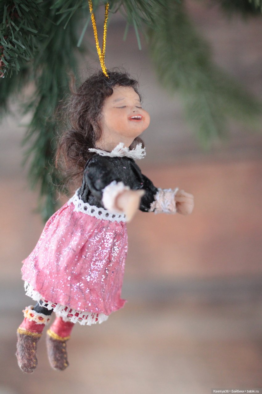 Ватная игрушка " Стишок для Деда Мороза" (фото 5)