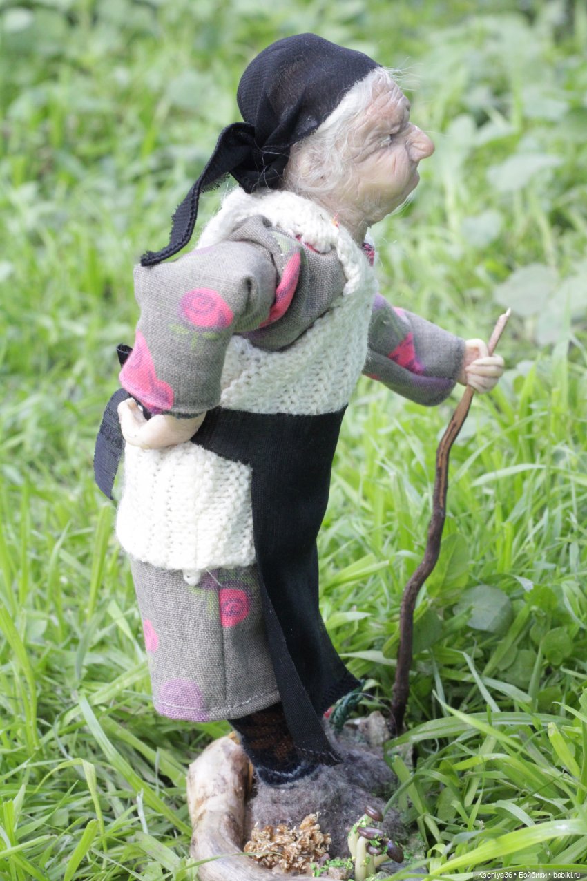 Баба Яга...а какая она — Лепка авторских кукол: полимерная глина (фото 10)