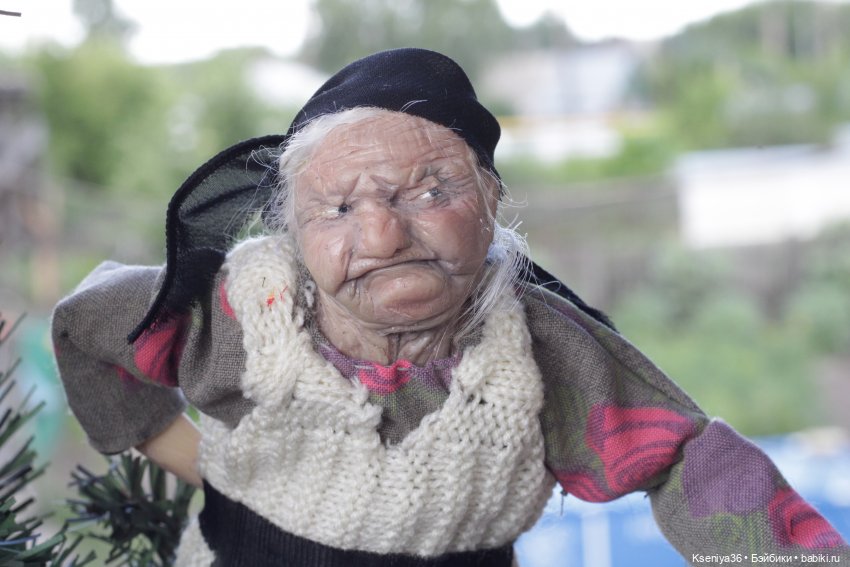 Баба Яга...а какая она — Лепка авторских кукол: полимерная глина