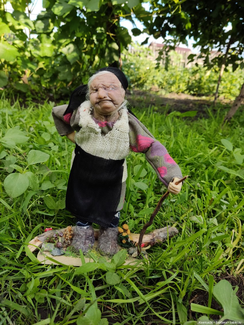 Баба Яга...а какая она — Лепка авторских кукол: полимерная глина