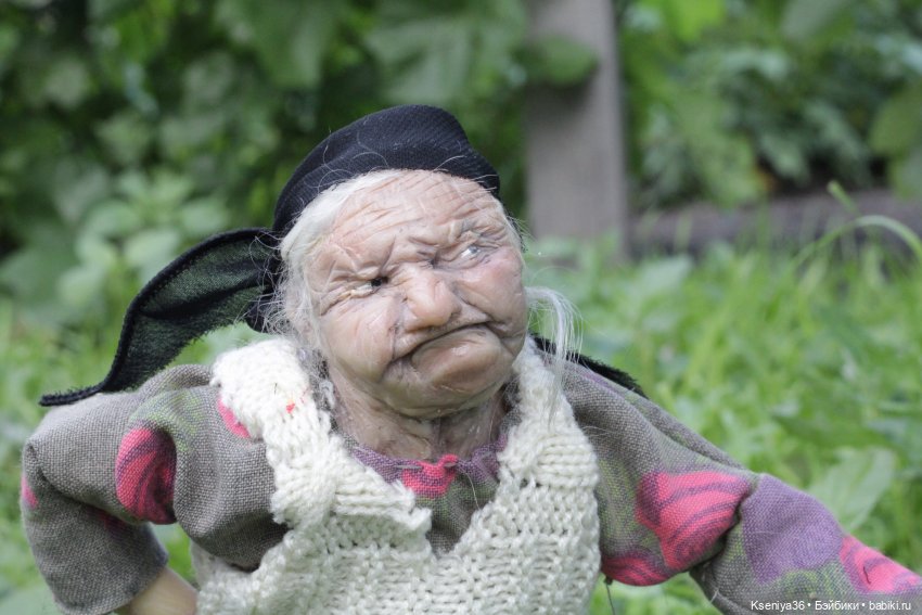 Баба Яга...а какая она — Лепка авторских кукол: полимерная глина (фото 6)