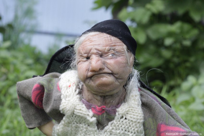 Баба Яга...а какая она — Лепка авторских кукол: полимерная глина (фото 8)