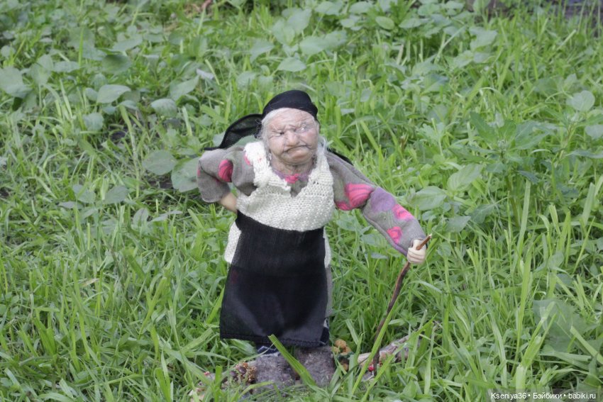 Баба Яга...а какая она — Лепка авторских кукол: полимерная глина