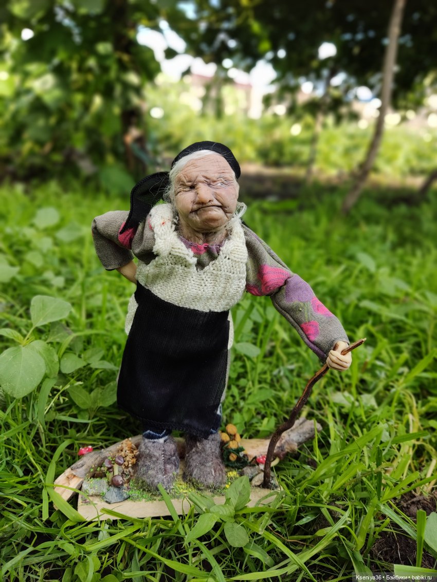 Баба Яга...а какая она — Лепка авторских кукол: полимерная глина