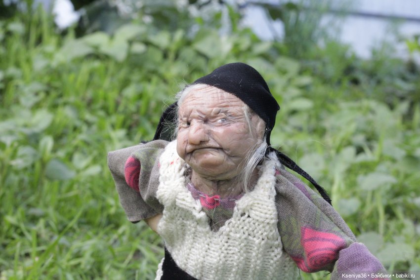 Баба Яга...а какая она — Лепка авторских кукол: полимерная глина (фото 7)