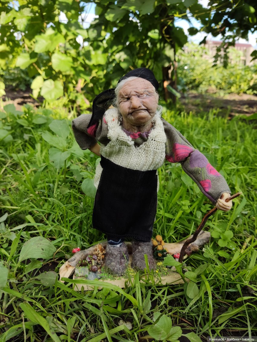 Баба Яга...а какая она — Лепка авторских кукол: полимерная глина