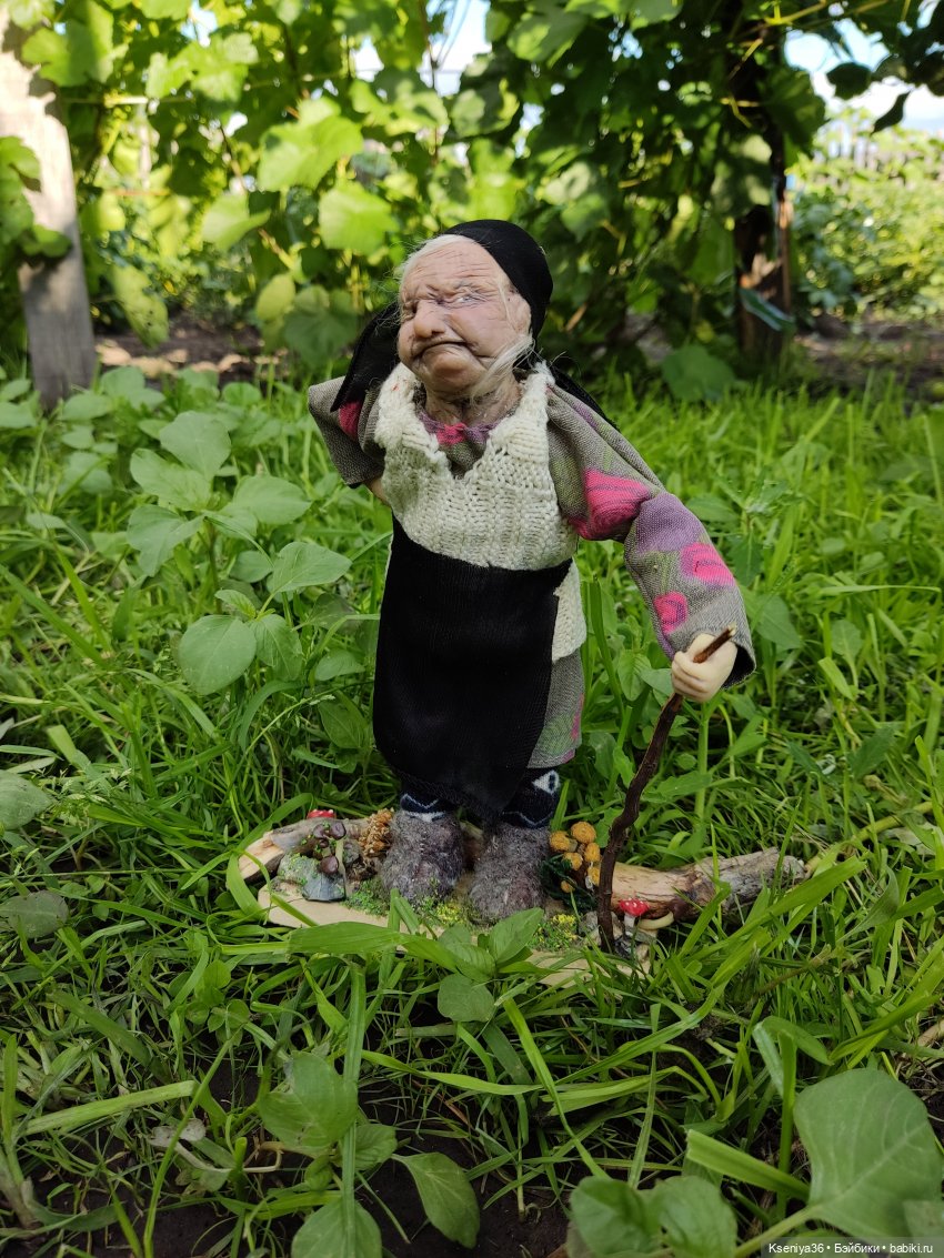 Баба Яга...а какая она — Лепка авторских кукол: полимерная глина