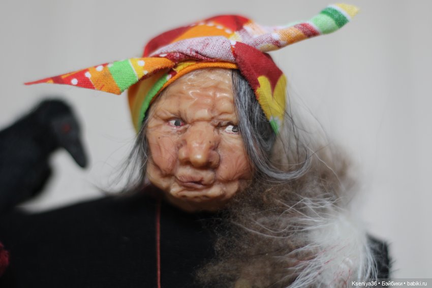 Баба Яга номер 2 — Лепка авторских кукол: полимерная глина (фото 7)