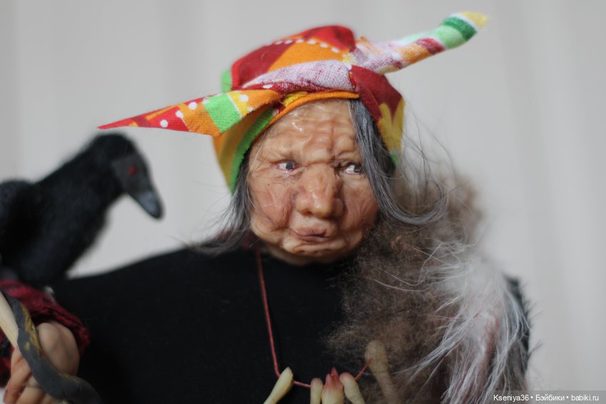 Баба Яга номер 2 — Лепка авторских кукол: полимерная глина (фото 4)