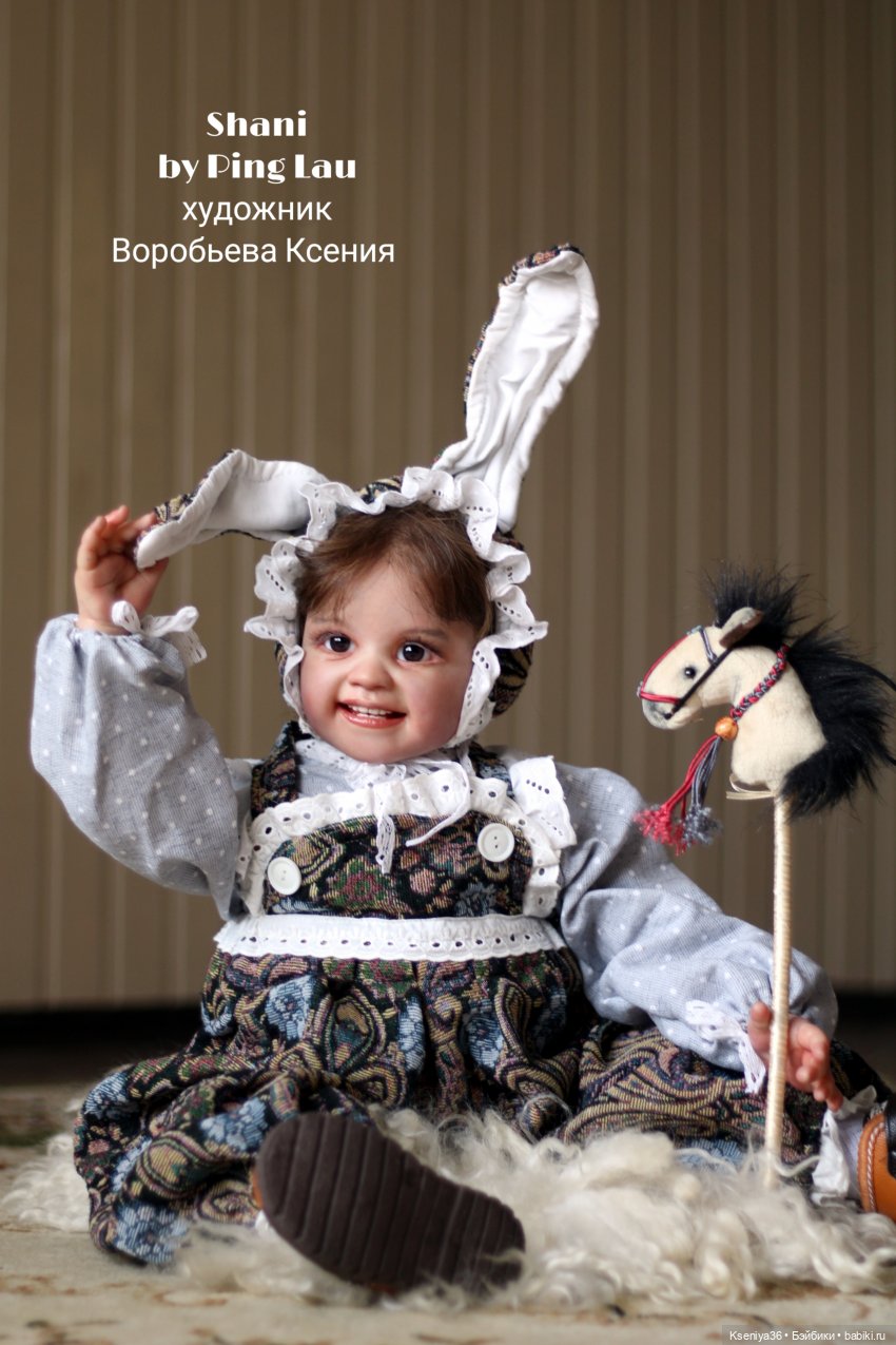 Винтажная Зайка Шанти — Куклы Реборн (Reborn): работы мастеров (фото 5)