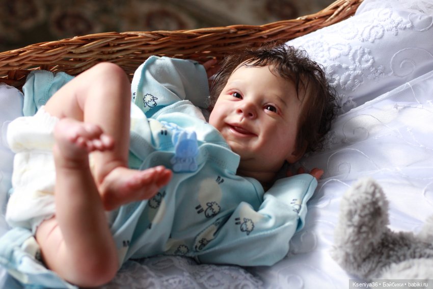 Себастьяшка-улыбашка — Куклы Реборн (Reborn): работы мастеров