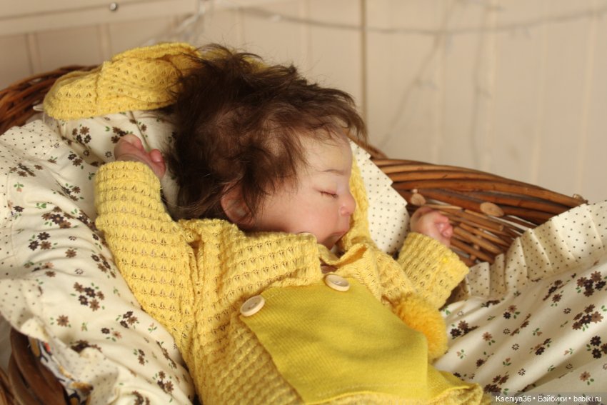 Kai, спящая японочка — Куклы Реборн (Reborn): работы мастеров (фото 3)