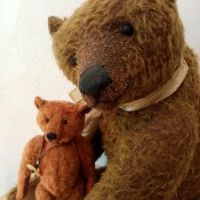 Моя крошечная коллекция мишек-тедди. Медведи российских авторов.