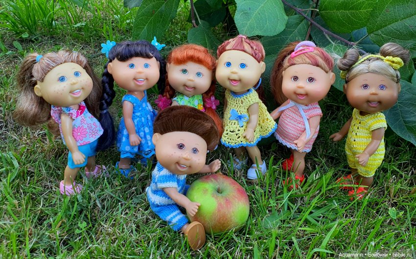 Мои любимые капустки) — Куклы Cabbage Patch Kids (Капустки): винтаж 80